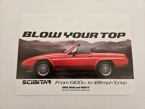 Reliant scimitar ss1 1300 1600 - reliant,