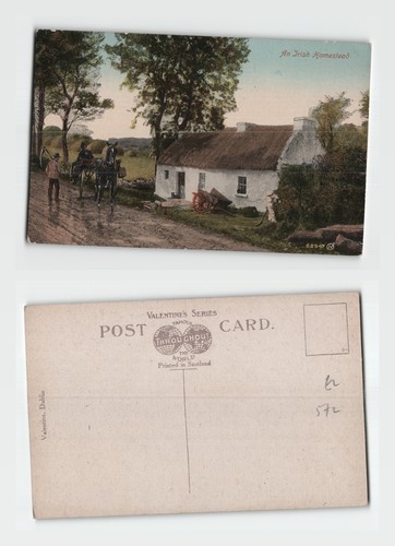 Postcard irish homestead - postcard, an