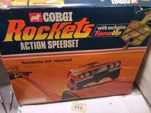 Corgi rockets action - rockets, speedset