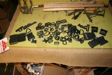 Saddlers leatherworkers Harness makers qty asstd useful plastic fittings clasps