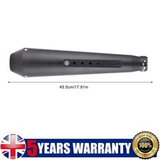 Universal Motorcycle Exhaust Megaphone Removable Silencers for Cafe Exhaust