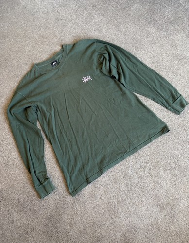 Stüssy green long sleeve