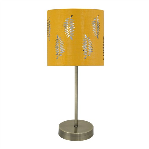 Antique brass 35cm table lamp - 35cm,