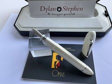 OMAS 360 Iceberg White fountain pen 18K medium gold nib