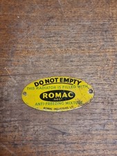 Vintage Romac Anti Freeze