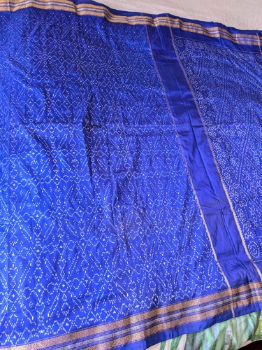 Blue silk blend indian - silk,