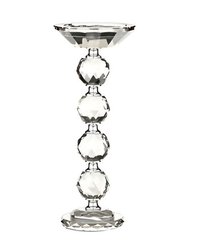 Crystal candle holder tall - crystal, holder,