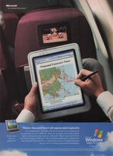 2004 Microsoft Windows xp Tablet PC Edition Japan Photo Pinup Poster Print Ad