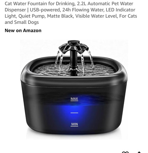 Water fountain for cat - fountain,