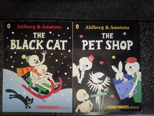 Funnybones the black cat - funnybones:,