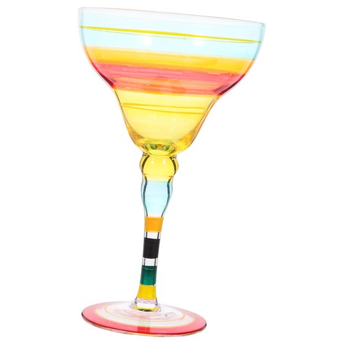 Margarita cups painted wine - cups,