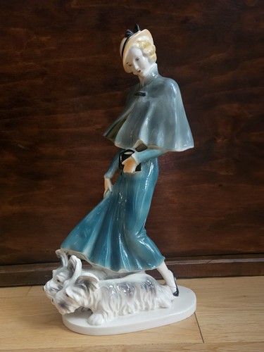 Hand painted lady with - hand-painted,