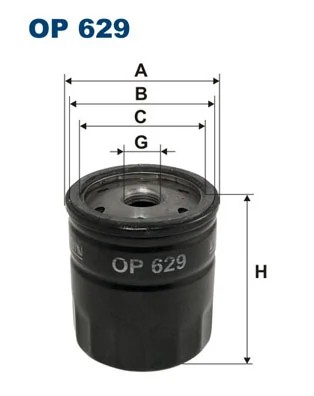 Oil filter fits - ford, fiesta