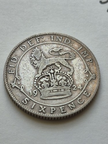 1924 king george silver - george, 50%