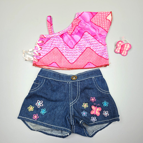 Bear factory pink geometric - pink,