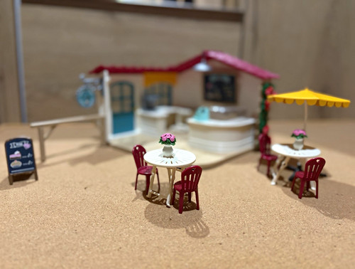 Schleich café patio - café,