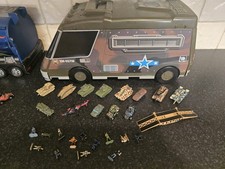 Micro Machines Army Super truck and lorry. with lots of vehicles used condition