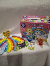 Orchard Toys Rainbow Unicorns Game Age 3-5 COMPLETE