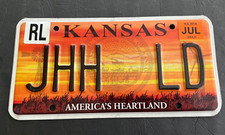 2014 Kansas License Plate Tag