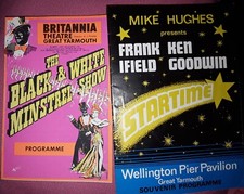 Black & White Minstrels/ Startime Frank Ifield Ken Goodwin Theatre Programmes