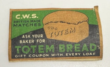 Vintage British Matchbox label