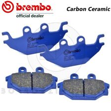 4 FRONT BRAKE PADS BREMBO BLUE 07GR5209 CARBON KYMCO MXU 250 2006