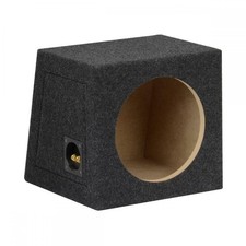 10" 25cm MDF Black Sealed Car Audio Speaker Sub Subwoofer Bass Box Enclosure 20L