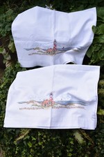 Pair of Vintage Retro White