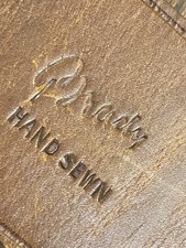 Brady ( Genuine) Hand Sewn All Leather Closed Loop Cartridge Belt 12 Bore M