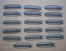 17 Vintage Metal Hair Clips ~