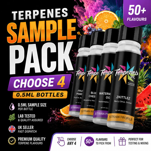 Strain profile terpenes - strain, sample