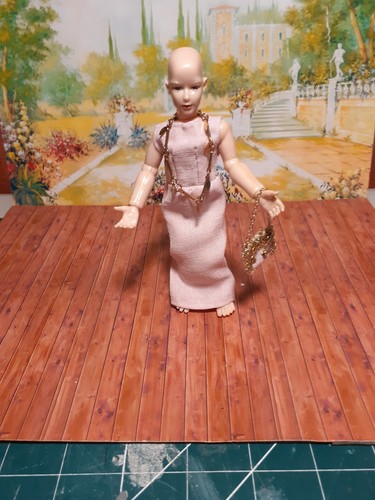 Dolls house dress - dolls,