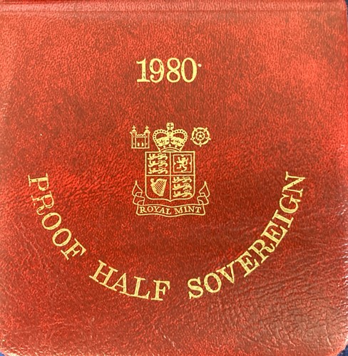 1980 proof half sovereign gold - proof,