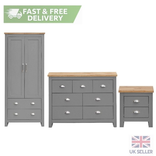Light grey bedroom - grey, set