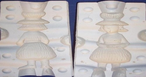 Ceramic mold molds - molds, cornhusk