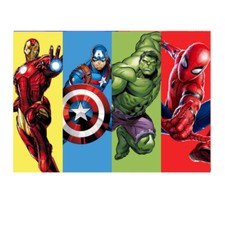 Marvel Avengers Superhero Backdrop Decorations Banner Photo Background Props