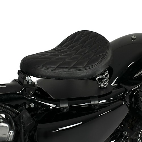 Single saddle with springs - saddle, and