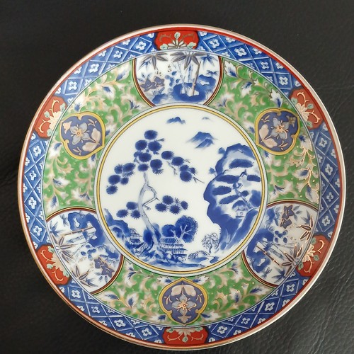 Vintage porcelain imari - imari, plate