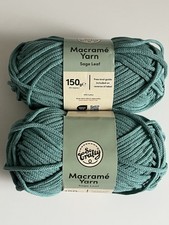 Sage leaf macrame yarn 2 x