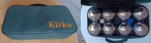Kirko boules petanque set - petanque, 8