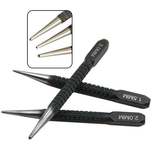3pcs automatic center - automatic, punch