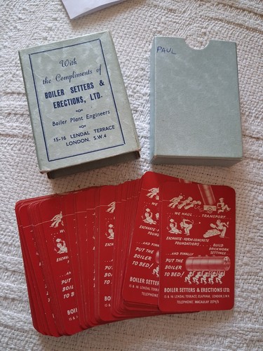 Rare 1960s playing cards - rare,