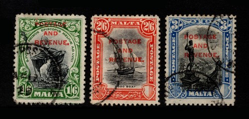 Malta 1928 6d - malta, 1s.6d,