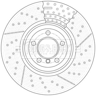 Borg beck bbd7007s brake - beck,