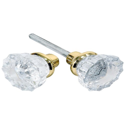 Mortise lock crystal - mortise, glass