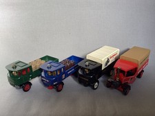 4x Lledo Sentinel & Foden steam lorries. Reids, Bass, Guinness, Cornish brewery