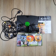 Microsoft Xbox Original Console Black, Working with 2 Controllers And Games