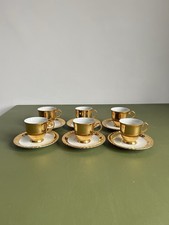 Set of vintage gold/white