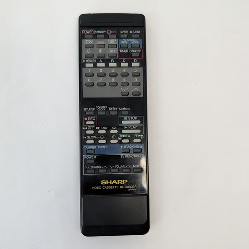Sharp g0459ge vcr remote - g0459ge,