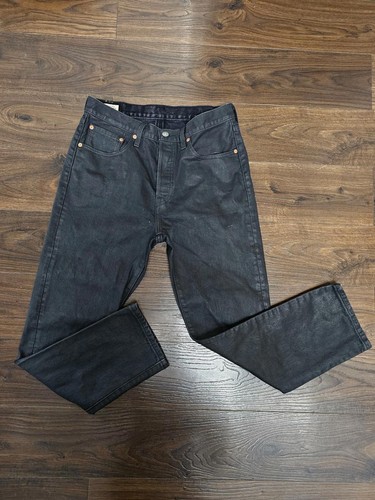Levi mens black wax coated - mens,